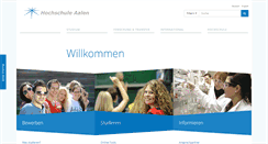 Desktop Screenshot of hs-aalen.de